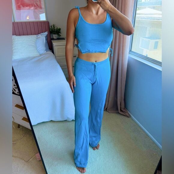I.AM.GIA Pants - I.AM.GIA Fiorenza Blue Top and Pants Set